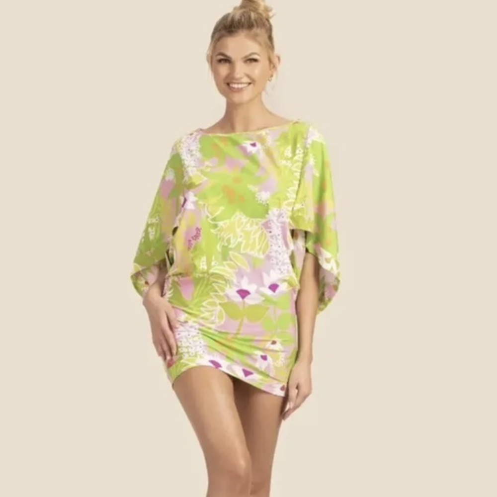 Trina Turk La‎ Palma Swimsuit Cover Up Dress NWT